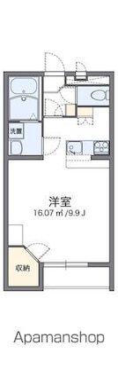 レオパレスひいらぎⅤ[1K/31.05m2]の間取図