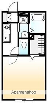 エステート　ユリＡ[1K/27.08m2]の間取図