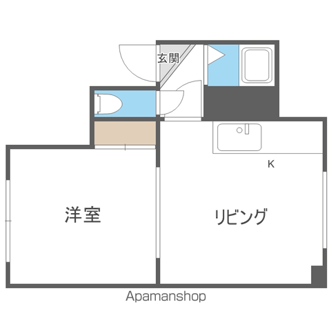 コーポフラワーの間取り写真