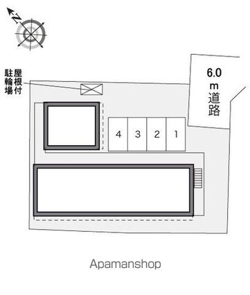 レオパレスＡ　Ｉ[1K/23.18m2]の配置図