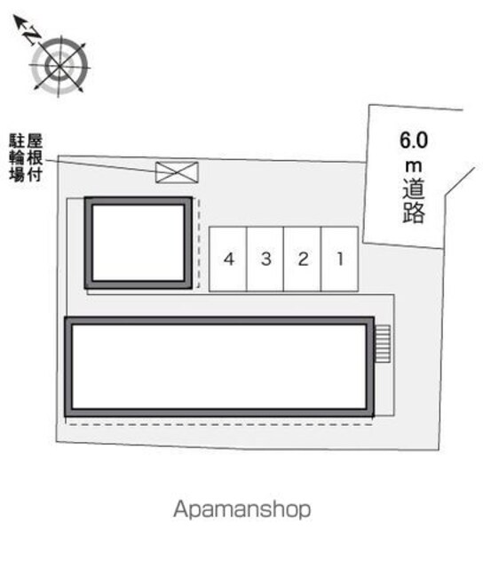 レオパレスＡ　Ｉ[1K/23.18m2]の配置図