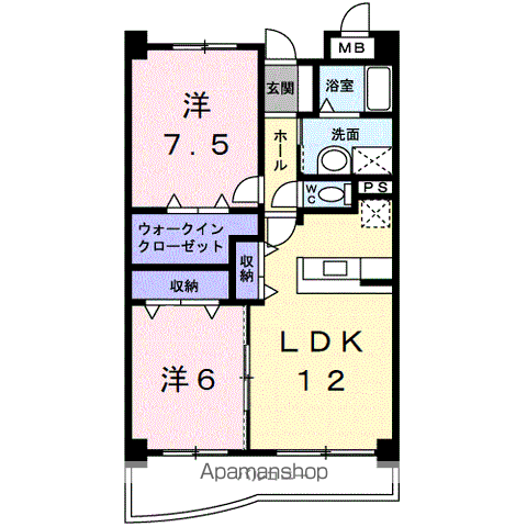 アズゥ-ルの間取り写真