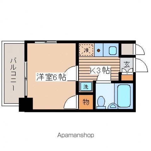 ダイアパレス比治山パークサイドの間取り写真