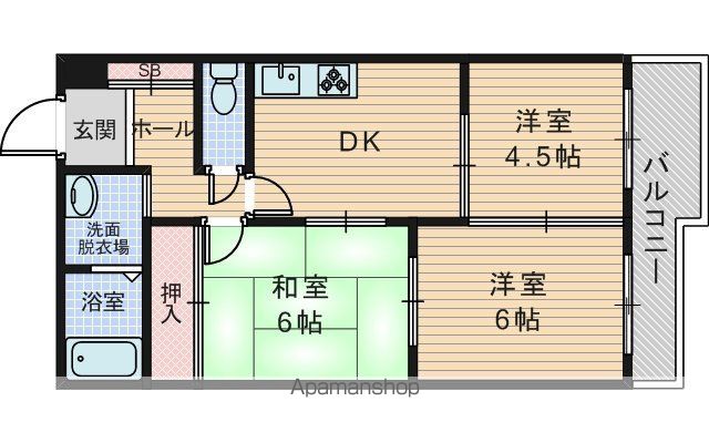キルシュハイム88の間取り写真