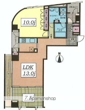カーザエルミタッジオ[2LDK/84.56m2]の間取図