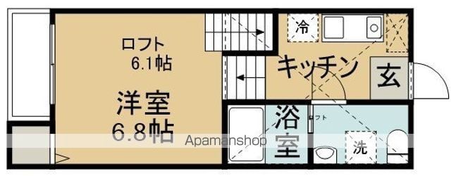 東北本線 仙台駅 徒歩15分 2階建 築14年の間取り写真