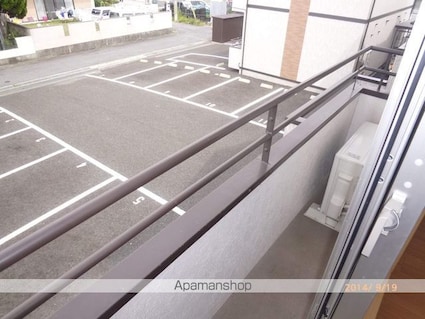 ヴィラシオンびわこ大橋Ⅱ番館[1K/25.8m2]のバルコニー