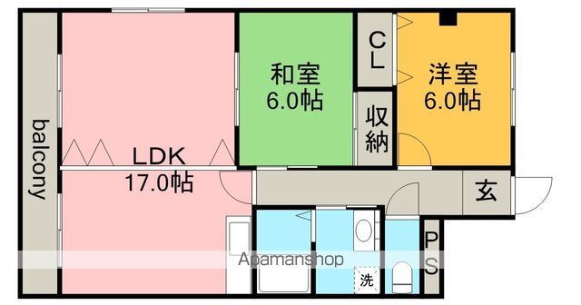 ベルヴューの間取り写真