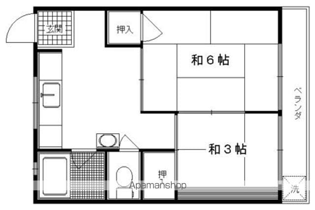 マンション藤の間取り写真