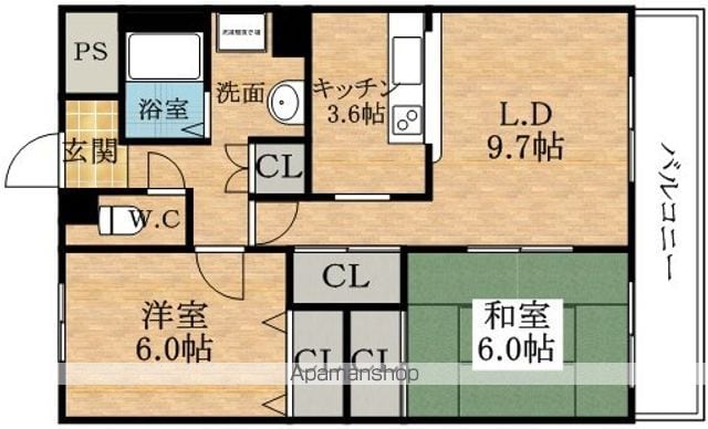 サンシャインブレセットハウスの間取り写真