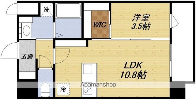 ALIVIS三国本町の間取り写真