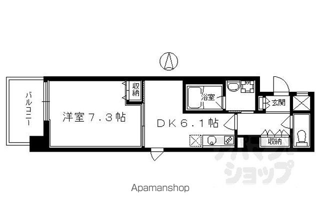 アスヴェル京都市役所前IIIの間取り写真