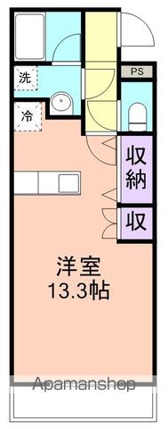 和歌山市北島のアパートの間取り