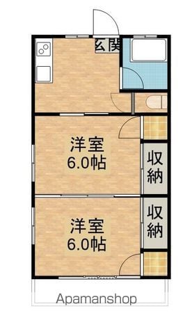 チアキコーポの間取り写真