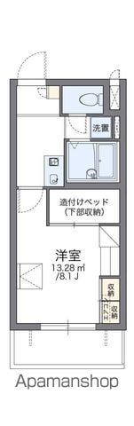 レオパレスストレーザ椿森の間取り写真