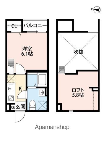 MAISON TSURUHASHIの間取り写真