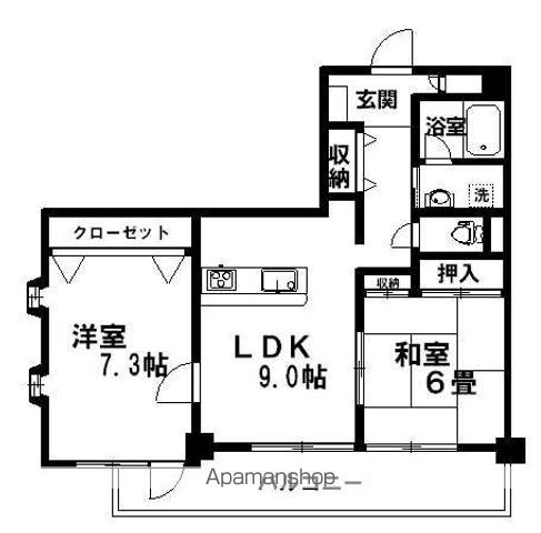 クリオコートの間取り写真