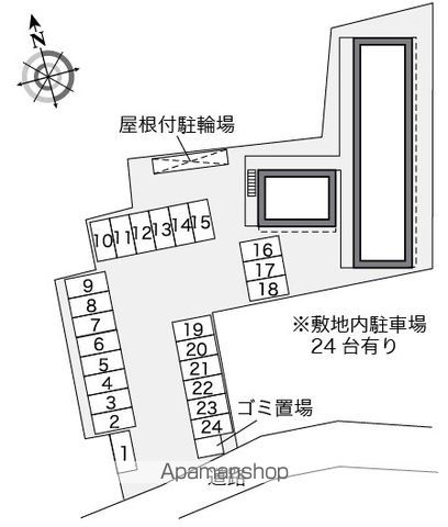 レオパレスシャイニーハイツＮ 103 ｜ 千葉県我孫子市都部205-1（賃貸アパート1K・1階・23.18㎡） その13