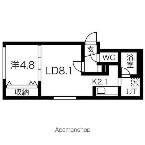 アズールVの間取り写真