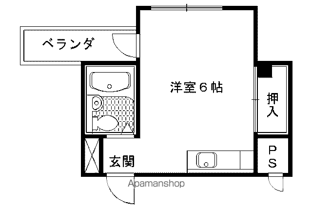 岩倉中大鷺町マンションの間取り写真