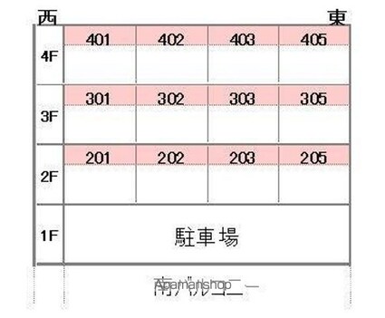 レーベンイケダ土居田２[3DK/53.1m2]の配置図