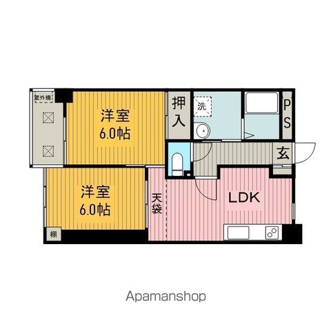 丸正鹿沼台マンションの間取り写真