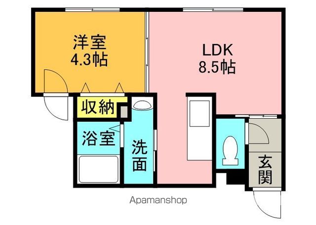 MARRIOTT共栄町の間取り写真
