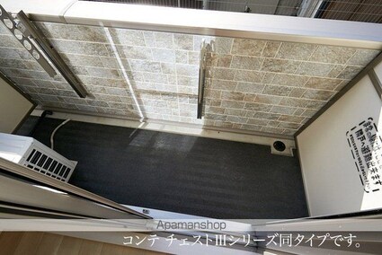ヒカルサ　甲府住吉ノース[1K/28.87m2]のバルコニー