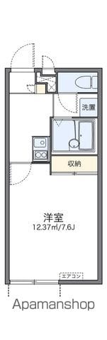 レオパレスアースリー生田の間取り写真