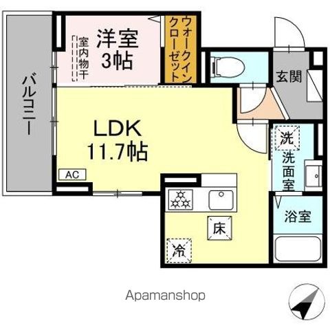 D PAINA NAMAMUGI IIIの間取り写真