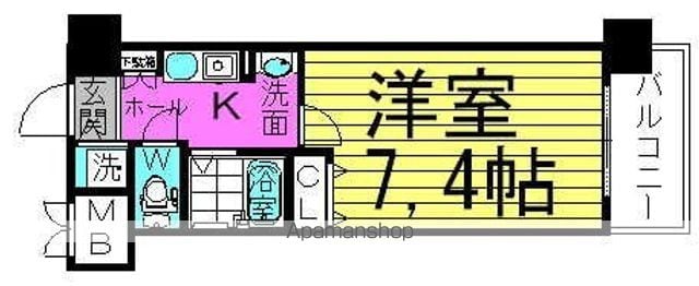 レジュールアッシュ梅田EASTの間取り写真