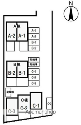 岡山県岡山市北区津島西坂１丁目[3LDK/78.24m2]の配置図