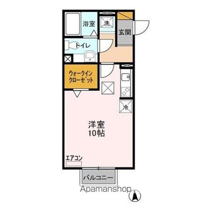 マリーパレス　Ａ[1R/29.81m2]の間取図