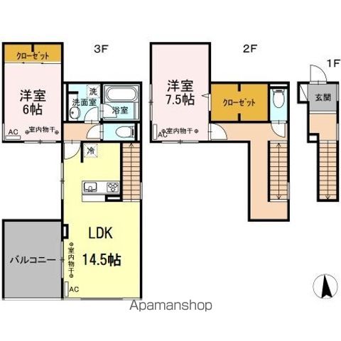 【コルティーレの間取り】