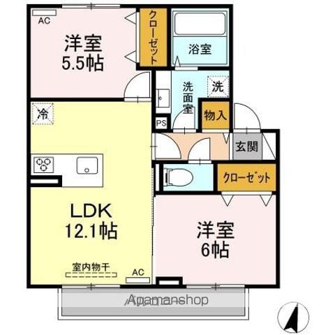 セジュール ソネの間取り写真
