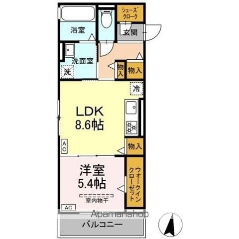 プレタクチュール中根町の間取り写真