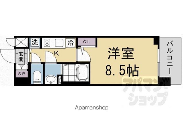 エスリード京都吉祥院ヴィーナの間取り写真
