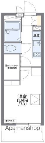 レオパレスサニープレイス甲府の間取り