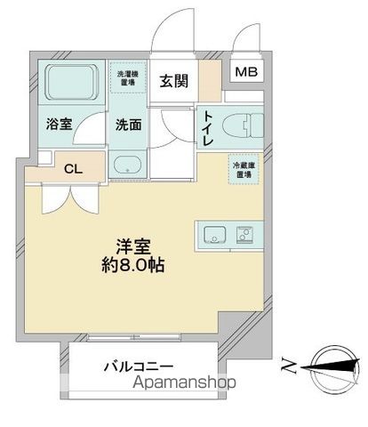 コンフォート新栄の間取り写真