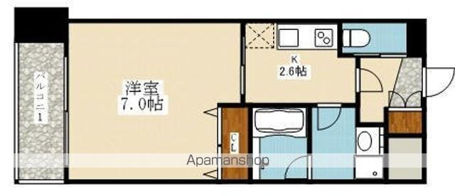 アーバンフラッツ西中島の間取り写真