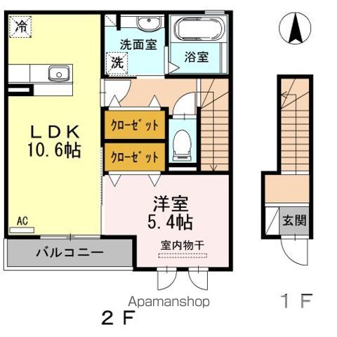 【ＲＩＱＵＥＺＡ黒野（リクイーザクロノ）の間取り】