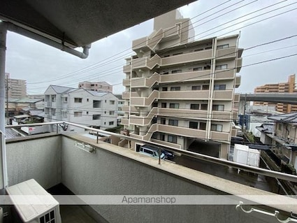 アクシス２１[1K/23.1m2]のバルコニー