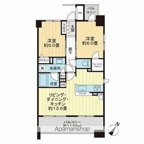アデニウム新横浜の間取り写真