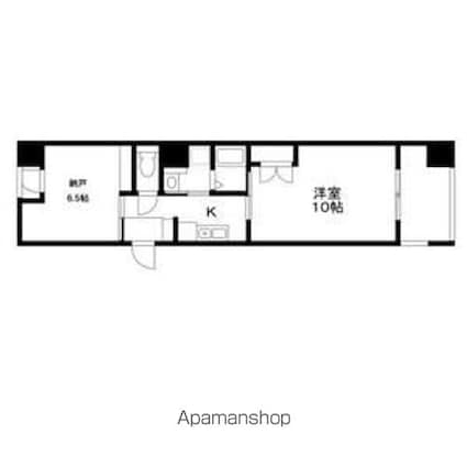 ヴェリエール・ドゥ・セ[1K/40.04m2]の間取図