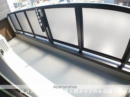 ラクーン守山[1LDK/42.51m2]のバルコニー