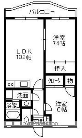 リバーパークJの間取り写真