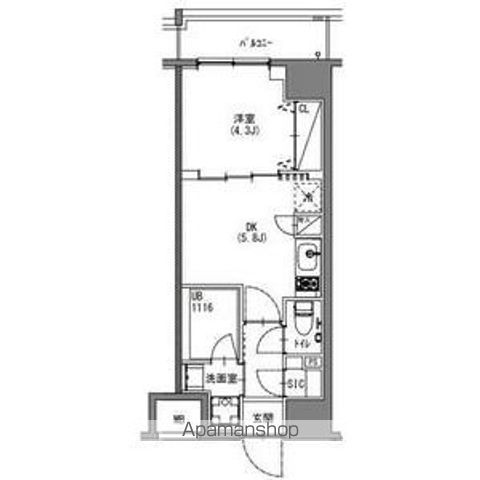 ＳーＲＥＳＩＤＥＮＣＥ新宿御苑の間取り