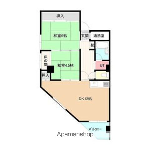 中の島1・3マンションの間取り写真