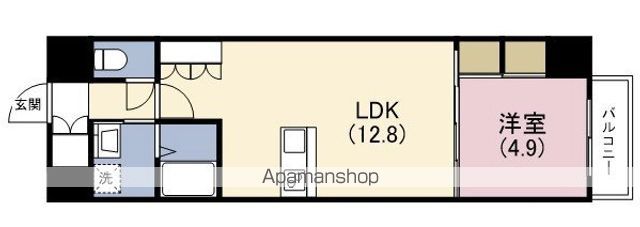 S−RESIDENCE大阪上本町の間取り写真