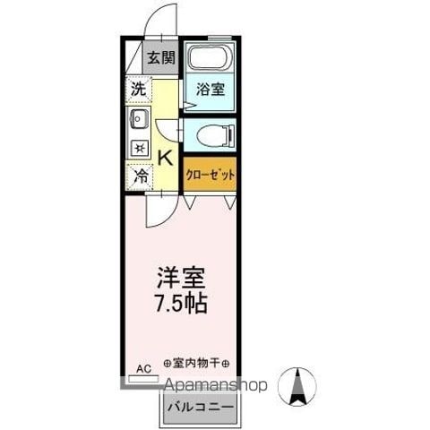 コーポ富士の間取り写真
